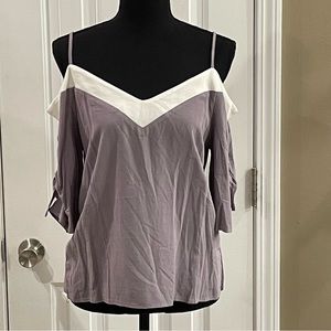 Blush BJ Cold Shoulder Blouse - M